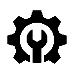 Gear + wrench icon.