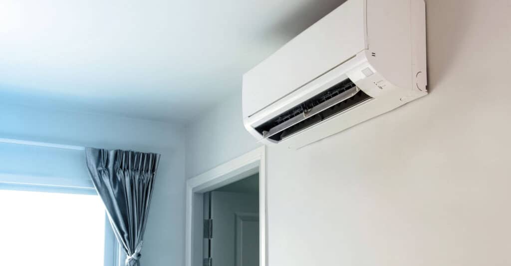 A recent residential split system air conditioning installation.