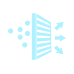 Air conditioning filtration icon