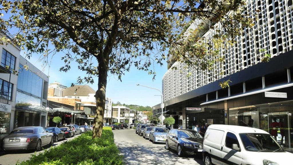 A street in double bay, Eastern suburbs