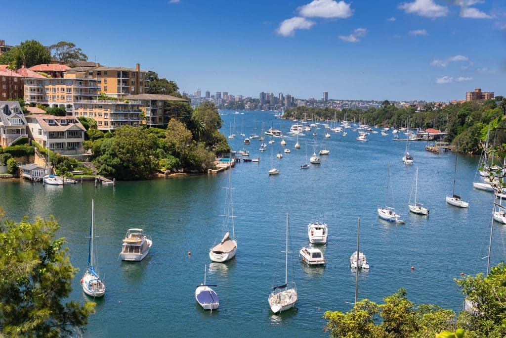 North shore suburb Mosman