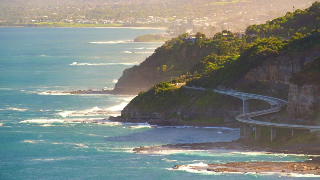 Sunrise over Sea Cliff bridge in the Illawarra