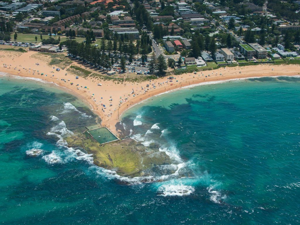 Mona Vale beach in NSW