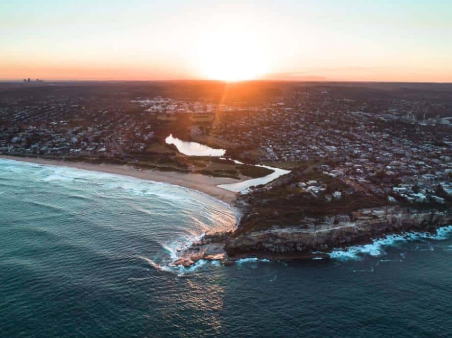 Sunrise on the Northern Beaches in Sydney