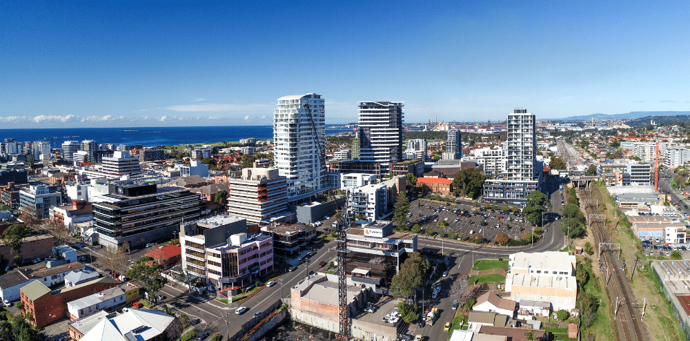 Wollongong city centre in the Illawarra