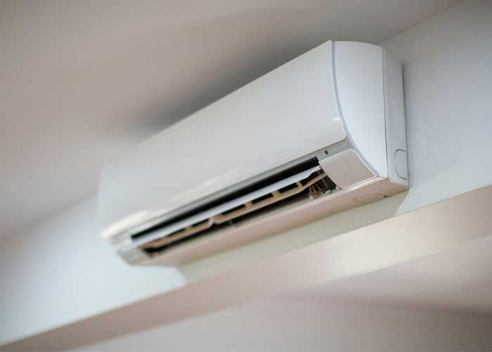 Split system air conditioner installed in a sutherland family property