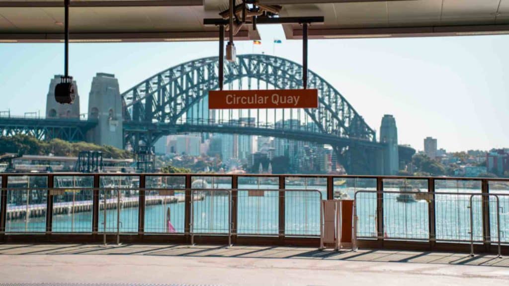 Ferry stations in Circular Quay
