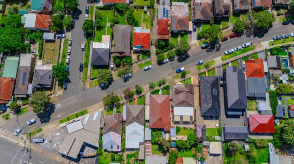 bird's eye view of marrickville sydney